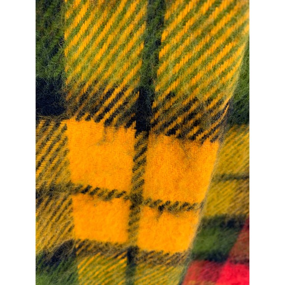 Vintage 70s Maxi Skirt Buffalo Check Plaid Tartan Fall Winter Grunge Punk Indie - Picture 8 of 12